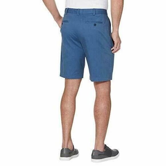 IZOD Saltwater Stretch Relaxed Chino Shorts Red 10.5" Inseam Men Big & Tall 48 - Picture 9 of 9